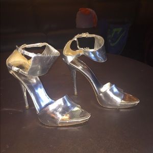 Marciano Silver Stilettos